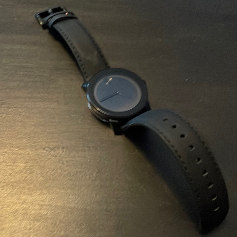 MOVADO BOLD BLACK WATCH